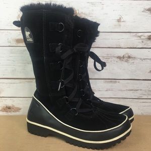 Sorel Women's TIVOLI HIGH II Waterproof Winter Boots Black NL2093-010 Sz 10.5
